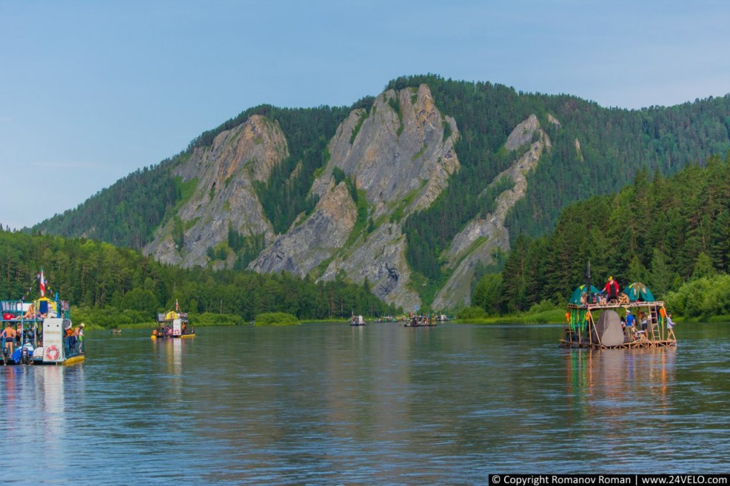 Сплав по реке Мана